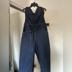 Zara denim jumpsuit,brand new with no tags,size medium